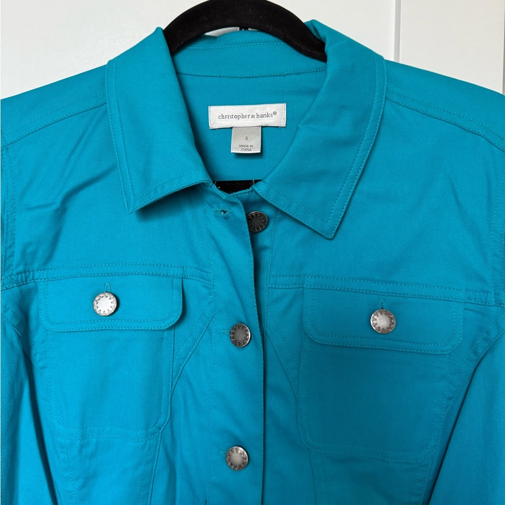 Christopher & Banks Button Up Jacket - Picture 2 of 5